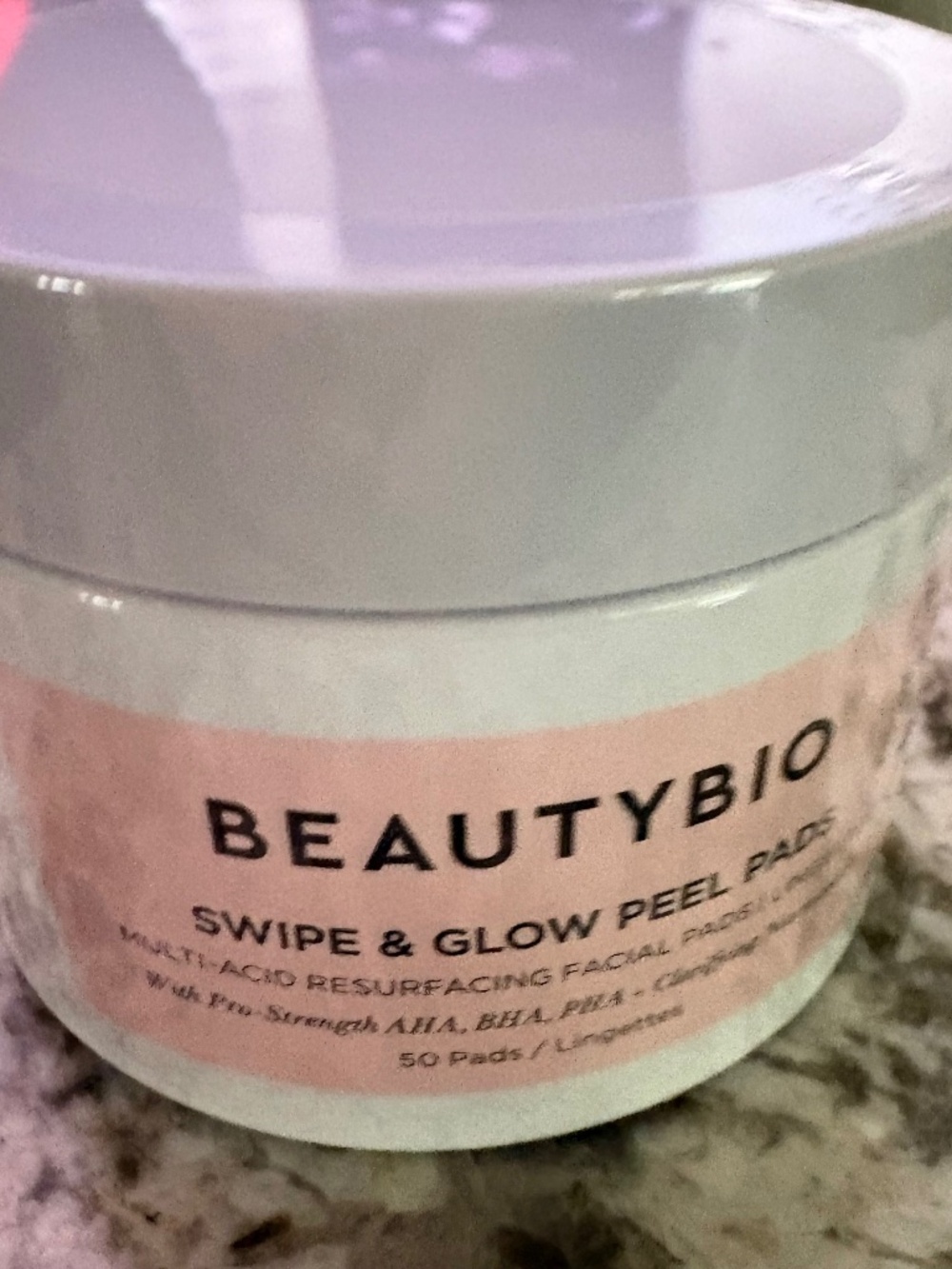 BeautyBio Swipe & Glow Peel Pads Exfoliating and Brightening Pads - 50 Pads